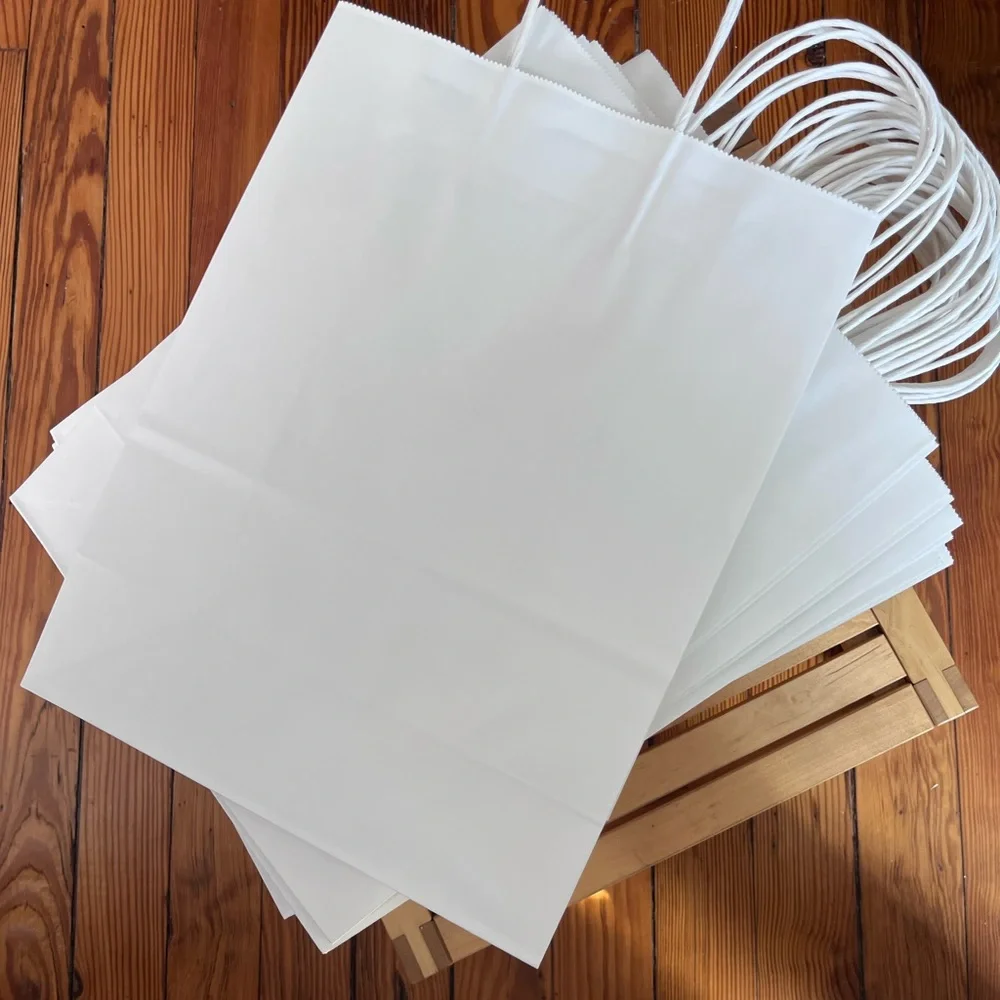 White Paper Shopping Bags